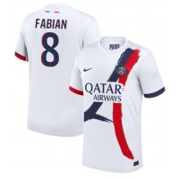 Maglia Calcio Paris Saint-Germain Fabian Ruiz #8 Seconda Divisa 2024-25 Manica Corta